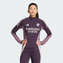Bluza Arsenal Tiro 24 Training. Czarne bluzy bez kaptura damskie Adidas, xl, z materiału. W wyprzedaży za 244.30 zł.