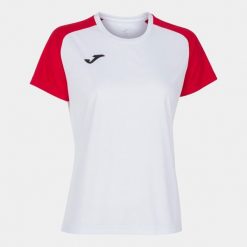 Koszulka do piłki nożnej damska Joma Academy IV. Białe bluzki damskie Joma, xl, bez wzorów, bez kołnierzyka. Za 137.99 zł.