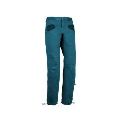 Spodnie wspinaczkowe E9 Rondo Slim. Niebieskie spodnie materiałowe męskie E9, bez wzorów, sportowe. Za 489.90 zł.