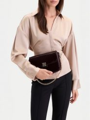 Nine West Torebka CEO-NW-M-001-10 Bordowy. Czerwone torebki klasyczne damskie Nine West, bez wzorów, ze skóry, bez dodatków. Za 179.99 zł.