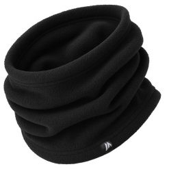 Komin polarowy bandana Martes Taliv czarny. Czarne szaliki i kominy damskie MARTES, bez wzorów, z polaru. W wyprzedaży za 22.99 zł.