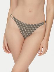 Guess Dół od bikini E5GO28 KCRL2 Zielony. Zielone bikini damskie Guess, z aplikacjami. Za 149.99 zł.
