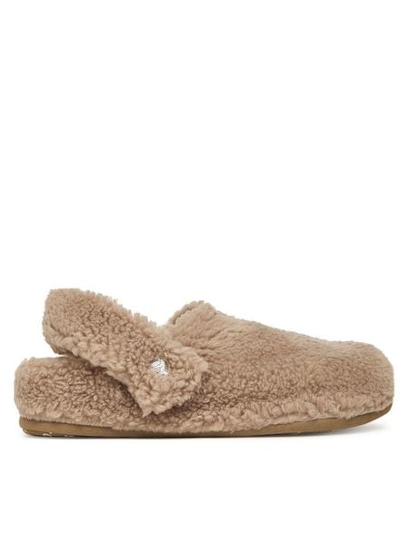 Crocs Kapcie Classic Cozzzy 209386 Beżowy. Brązowe kapcie damskie Crocs, z materiału. Za 219.99 zł.