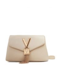 Valentino Torebka Stella VBS9AK09 Écru. Listonoszki damskie Valentino, bez wzorów, ze skóry, bez dodatków. Za 349.99 zł.