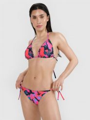 4F Góra od bikini damska - różowa M. Czerwone bikini damskie 4f, bez wzorów. W wyprzedaży za 39.99 zł.