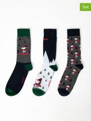 Admas Skarpety (3 pary) w kolorze szaro-czarno-białym rozmiar: onesize. Białe skarpetki męskie admas, bez wzorów, z materiału. Za 69.99 zł.