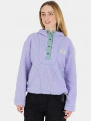 Bluza Damska Fundango Juniper Pile. Fioletowe bluzy z kapturem damskie Fundango, na zimę, xl, z materiału. Za 349.00 zł.