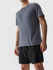 4F Spodenki treningowe 4Way Stretch męskie - czarne XXL. Czarne szorty sportowe męskie 4f, l, z elastanu, na fitness i siłownię. Za 99.99 zł.