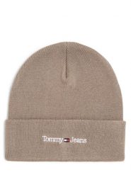 Tommy Jeans Czapka Mężczyźni Bawełna beżowy|szary, ONE SIZE. Brązowe czapki męskie Tommy Jeans, bez wzorów, z bawełny, klasyczne. Za 129.95 zł.