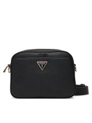 Guess Torebka Meridian II HWBG69 74140 Czarny. Czarne listonoszki damskie Guess, z aplikacjami, ze skóry, bez dodatków. Za 429.99 zł.