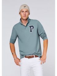 Polo Sylt Koszulka polo w kolorze niebieskim rozmiar: L. Niebieskie koszulki polo męskie Polo Sylt, l, bez wzorów, z bawełny, bez ramiączek. Za 127.35 zł.