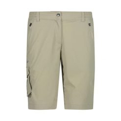 Damskie szorty bermudzkie CMP. Brązowe szorty damskie CMP, bez wzorów, sportowe. Za 219.50 zł.