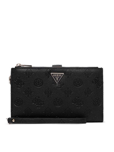 Guess Portfel Blake Slg SWPD22 22157 Czarny. Czarne portfele damskie Guess, z aplikacjami, ze skóry. Za 294.99 zł.