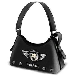 Torba Karactermania Betty Boop Motor Love. Czarne torebki klasyczne damskie Karactermania, bez wzorów, z materiału, z nadrukiem, bez dodatków. Za 245.50 zł.