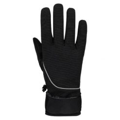 Rękawiczki zimowe 2v1 Loap Rosol czarne. Czarne rękawiczki damskie ZSPORT, na zimę, bez wzorów. Za 110.80 zł.