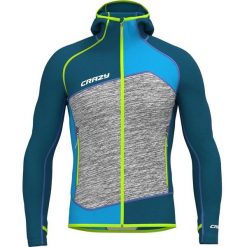 Kurtka turystyczna z kapturem Crazy Resolution Light. Niebieskie kurtki męskie Crazy, bez wzorów, sportowe, z kapturem. W wyprzedaży za 538.00 zł.