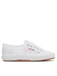 Superga Trampki 2750 Macrame S81219W Biały. Białe trampki i tenisówki damskie Superga, bez wzorów, z materiału. Za 219.99 zł.