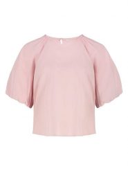 Sublevel Bluzka w kolorze jasnoróżowym rozmiar: S. Różowe bluzki damskie Sublevel, s, bez wzorów, bez kołnierzyka, bez ramiączek. Za 82.99 zł.