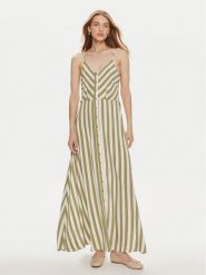 YAS Sukienka letnia Savanna 26035342 Zielony Regular Fit. Zielone sukienki damskie YAS, na lato, m, bez wzorów, z wiskozy, bez kołnierzyka, bez ramiączek. Za 229.99 zł.