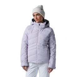 Damska kurtka narciarska Rossignol Staci NF. Fioletowe kurtki damskie Rossignol, bez wzorów, bez kaptura, narciarskie. Za 1,305.50 zł.