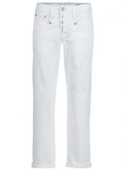 Herrlicher Dżinsy "Shyra" - Tapered fit - w kolorze białym rozmiar: W29. Białe jeansy damskie Herrlicher. Za 210.81 zł.
