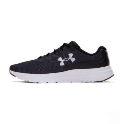 Buty Under Armour Charged Impulse 3 M 3025421-001 czarne. Czarne buty sportowe na co dzień męskie z gumy, bez zapięcia, na fitness i siłownię. Za 404.68 zł.