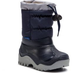 Kozaki MUFLON 22-478CH. Niebieskie buty zimowe chłopięce Muflon, z materiału, bez zapięcia. Za 89.99 zł.
