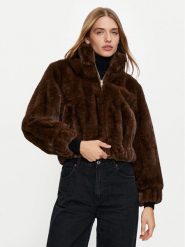 Liu Jo Futro WF4223 E0946 Brązowy Regular Fit. Brązowe futra damskie Liu Jo. Za 1,499.00 zł.