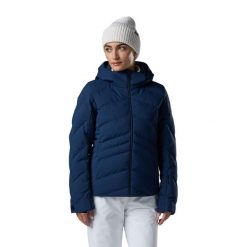 Damska kurtka narciarska Rossignol Staci NF. Niebieskie kurtki damskie Rossignol, bez wzorów, bez kaptura, narciarskie. Za 1,372.50 zł.
