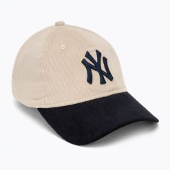 Czapka z daszkiem New Era Block Cord 9Twenty New York Yankees. Brązowe czapki męskie New Era, bez wzorów. Za 119.99 zł.