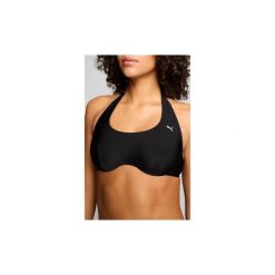 Góra bikini damska - dekolt w serek - czarna. Czarne bikini damskie Puma, bez wzorów. Za 221.30 zł.