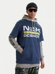 DC Shoes Bluza Dryden ADYFT03411 Niebieski Regular Fit. Niebieskie bluzy bez kaptura męskie DC Shoes, m, z syntetyku. Za 529.99 zł.