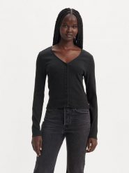 Levi's Kardigan w kolorze czarnym rozmiar: S. Czarne kardigany damskie Levi's, s, bez wzorów, z bawełny. Za 79.77 zł.