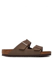 Birkenstock Klapki Arizona Birko-Flor nubuk 151181 Brązowy. Brązowe klapki i japonki męskie Birkenstock, z nubiku. Za 407.99 zł.