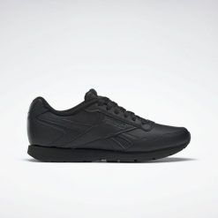 Buty do chodzenia damskie Reebok Royal Glide. Czarne buty sportowe na co dzień damskie Reebok, bez wzorów, z materiału, trekkingowe, Reebok Royal. Za 265.00 zł.