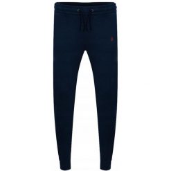 Spodnie dresowe dla mężczyzn U.S. Polo Assn. NIKY. Czarne spodnie dresowe męskie U.S. Polo Assn., bez wzorów, z dresówki. Za 149.99 zł.