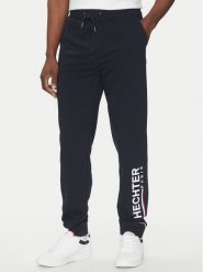 Hechter Paris Spodnie dresowe 70022 151924 Granatowy Regular Fit. Niebieskie spodnie dresowe męskie Hechter Paris, bez wzorów, z bawełny. Za 189.99 zł.