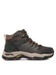 Skechers Trapery Arch Fit Dawson Raveno 204634/BRN Brązowy. Brązowe buty zimowe męskie Skechers, z materiału, bez zapięcia. Za 436.99 zł.