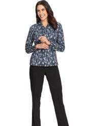 WITT WEIDEN Bluzka w kolorze niebieskim rozmiar: 40. Niebieskie bluzki damskie WITT WEIDEN, bez wzorów, bez kołnierzyka, bez ramiączek. Za 52.30 zł.