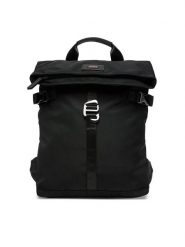 Guess Plecak HMARHN P5333 Czarny. Czarne plecaki męskie Guess, z aplikacjami, z materiału. Za 549.99 zł.