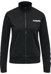 Damska bluza dresowa zapinana na zamek Hummel Legacy. Czarne bluzy z kapturem damskie HUMMEL, na jesień, s, z dresówki. Za 269.50 zł.