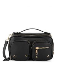 DeeZee Torebka H230641 Czarny. Czarne torebki klasyczne damskie DeeZee, bez wzorów, z tworzywa sztucznego, bez dodatków. Za 149.99 zł.