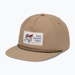 Czapka z daszkiem Black Diamond Synthetic Rope. Brązowe czapki męskie Black Diamond, bez wzorów, sportowe. Za 159.99 zł.