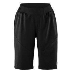 Szorty damskie Gonso Simplita. Czarne spodenki sportowe damskie Gonso, s, z materiału, rowerowe. Za 411.00 zł.