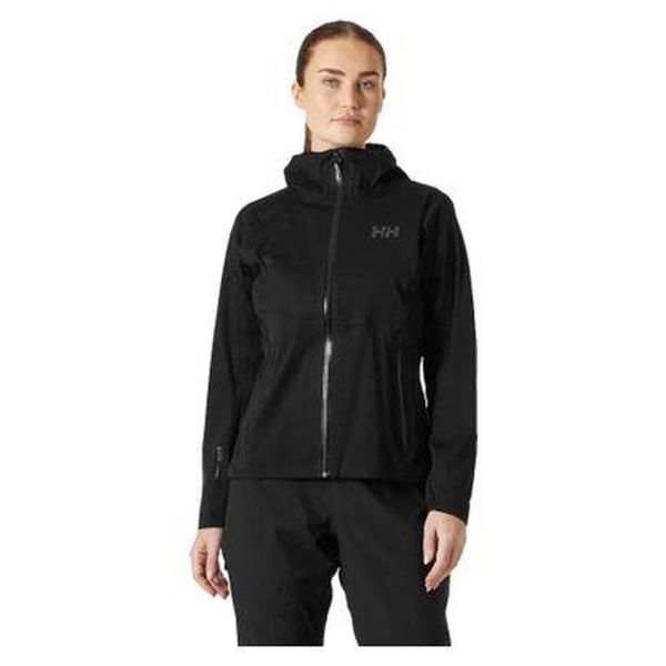 Damska kurtka wodoodporna Helly Hansen Momentum 3L Stretch. Czarne kurtki damskie Helly Hansen, l, bez wzorów, bez kaptura. Za 801.99 zł.