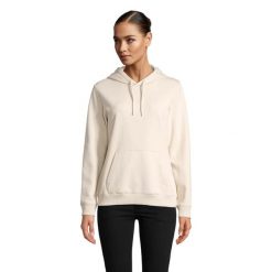 Bluza damska z kapturem Sol's Nicholas. Brązowe bluzy z kapturem damskie SOL'S, l, z bawełny. Za 147.50 zł.
