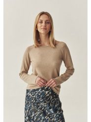 TATUUM Sweter "Brooke" w kolorze beżowym rozmiar: XL. Brązowe swetry klasyczne damskie Tatuum, xl, bez kołnierzyka. Za 96.37 zł.