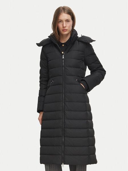 Tommy Hilfiger Kurtka puchowa WW0WW52290 Czarny Regular Fit. Czarne kurtki damskie Tommy Hilfiger, xl, bez wzorów, z puchu, bez kaptura. Za 1,599.00 zł.