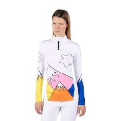 Bluza Rossignol JCC damska W Booster 1/2 zip top biała. Białe bluzy bez kaptura damskie Rossignol, s. W wyprzedaży za 709.00 zł.