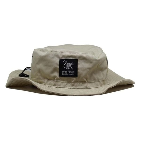 Kapelusz – Ochrona UPF50+ / Dorośli / Jeden Rozmiar (Beżowy). Brązowe kapelusze damskie SURF MONKEY, bez wzorów, z bawełny. Za 159.95 zł.